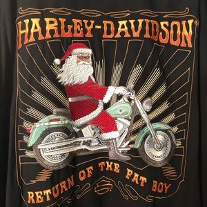Harley Davidson Christmas shirt
